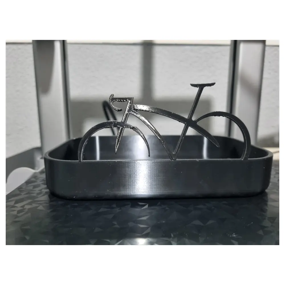 Bike Keychain Holder Decorative Key Bowl Bicycle Pattern Key Case Gift Accessory Car Decoration