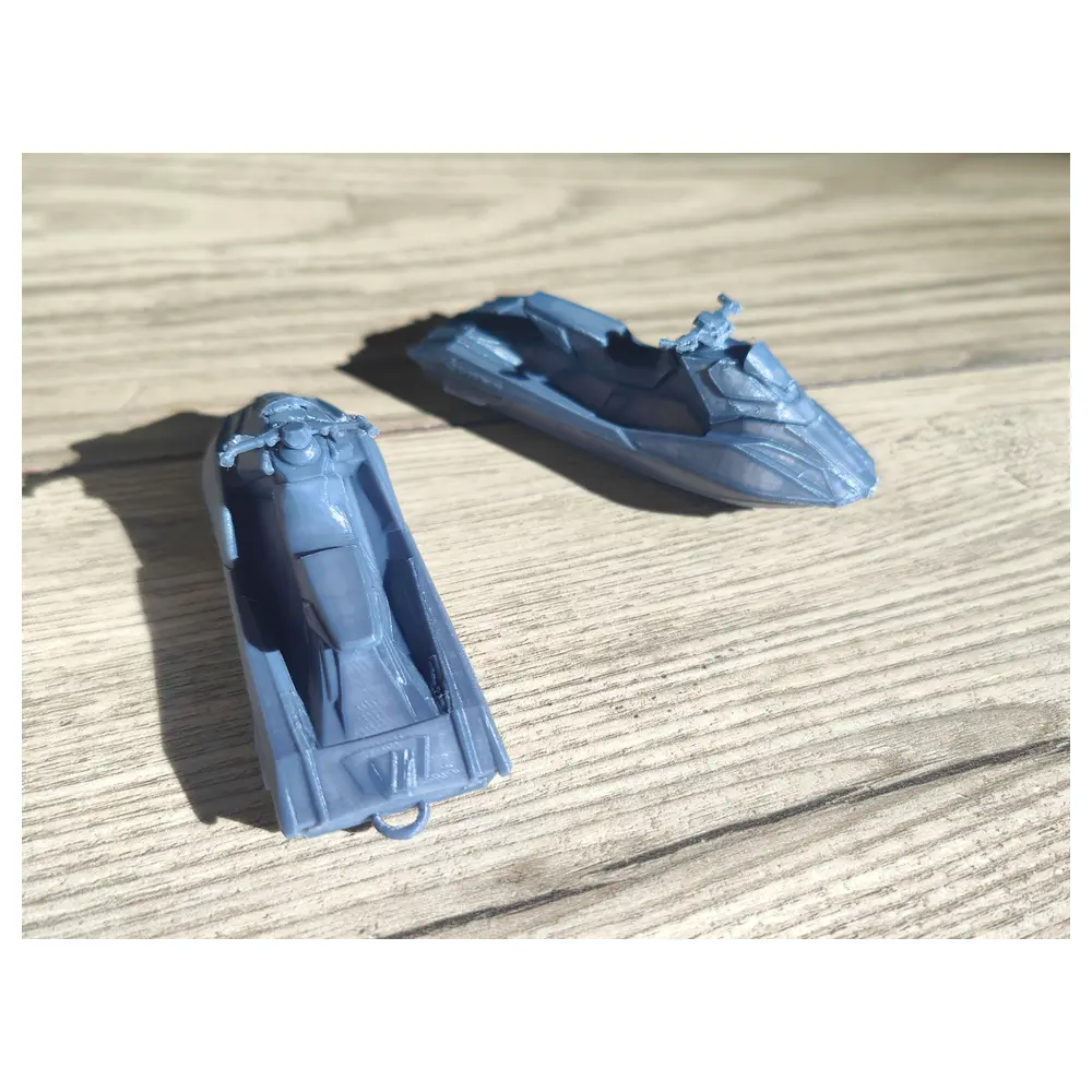 3D Printed Ski Inspired by Belassi Burrasca Boat Model Racing Toy Wave Board Modification 3D Print