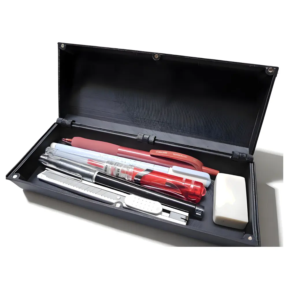 Simple Stationery Box Box Organizer Student School Supplies Storage Container Pen Case Multi Purpose Storage Box