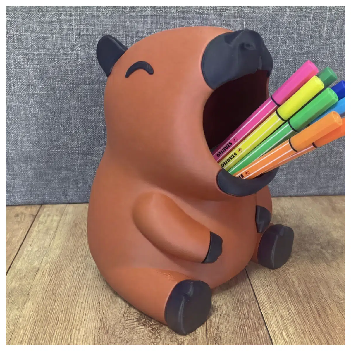 Kids Pencil Case Organizer Caribou Cute Toy Storage Learning Supplies Holder Organizer