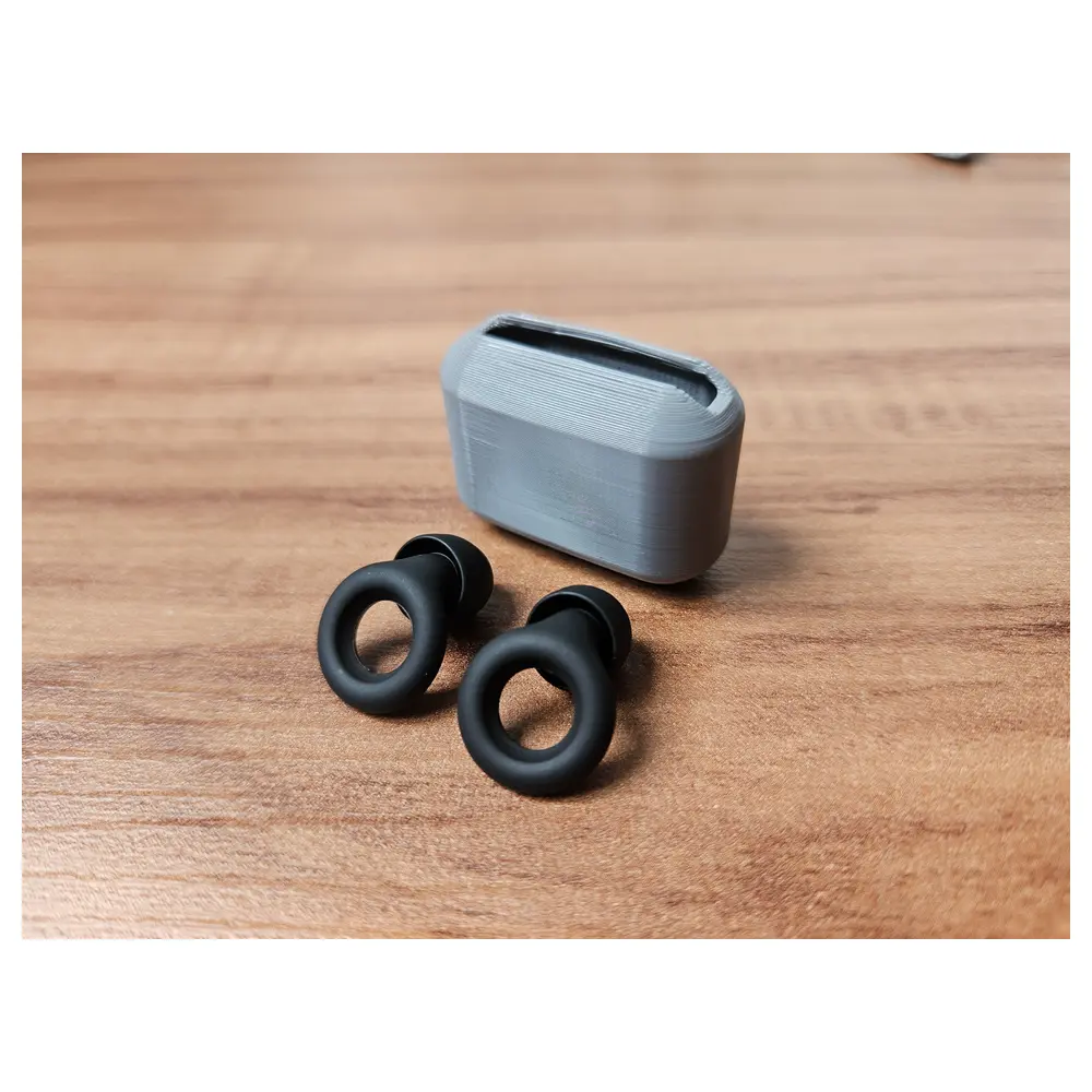 Earbud Case Squeeze Open No Support Needed Storage Box Organizer Loop Earbuds Convenient