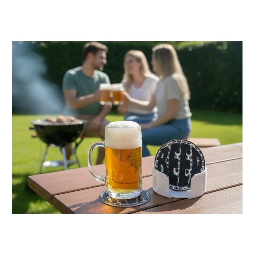 Beer Coasters Multi Purpose Drink Mats Table Decor Drinkware Coaster Beer Cup Holder Storage Drink Placement