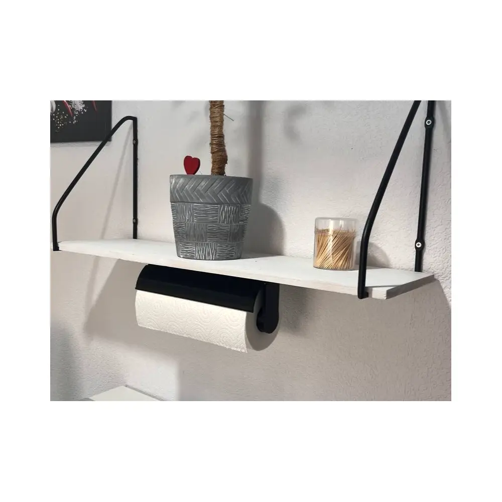 Kitchen Paper Dispenser Holder Roll Paper Organizer Paper Towel Rack Kitchen Storage Paper Roll Holder