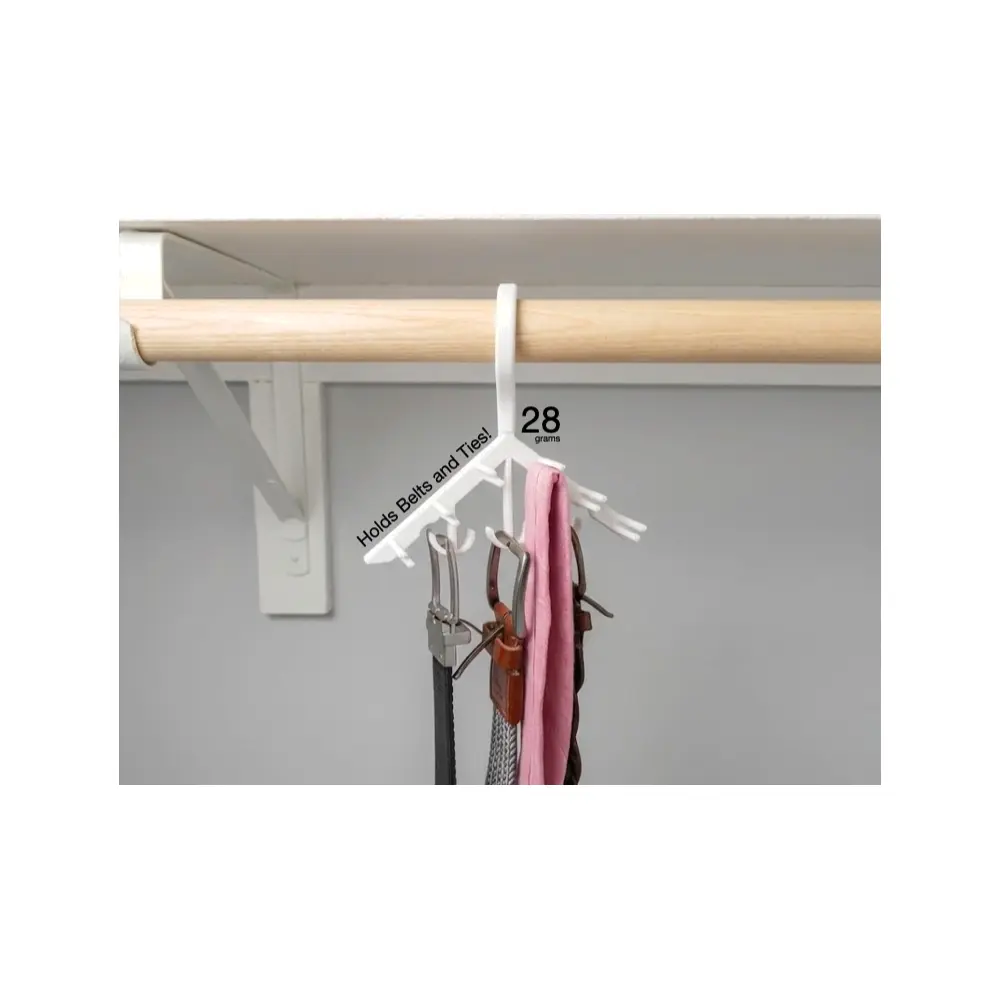 Tie Rack Belt Rack Display Case Organizer Storage Solutions Home Office Accessories Multi Purpose