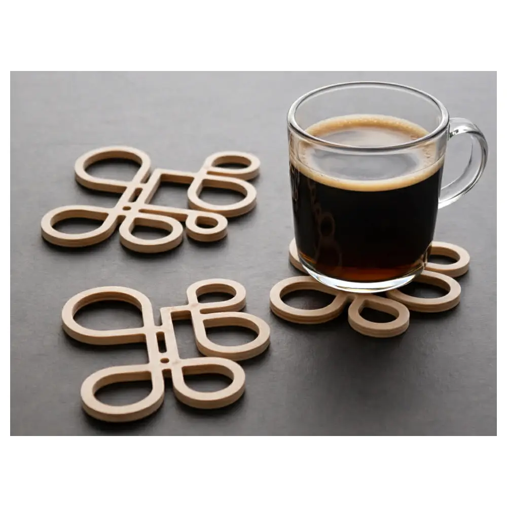 Minimalist Coasters Silicone Heat Table Protection Mat Drink Coasters Kitchen Accessories Simple