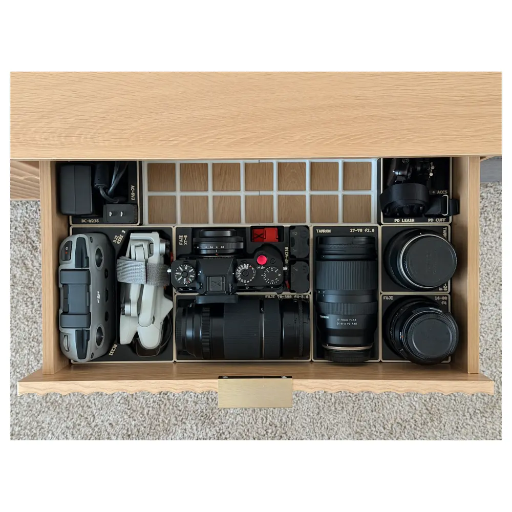 Photography Storage Boxes System Organization Fuji Camera Gear Photo Accessories Storage Solutions