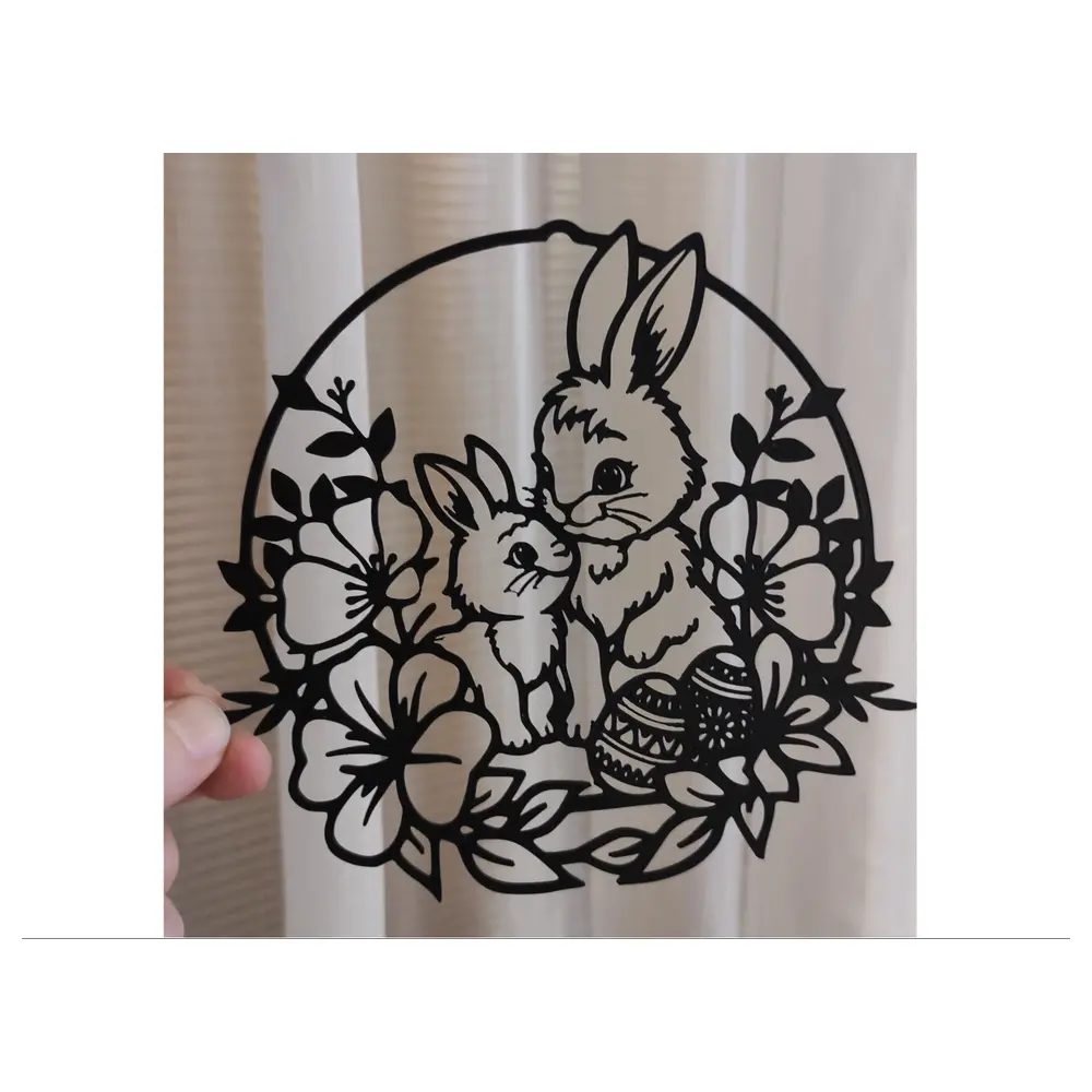 Easter 3D Decorations Rabbit Figurine Easter Decor Rabbit Festive Ornament Holiday Decoration
