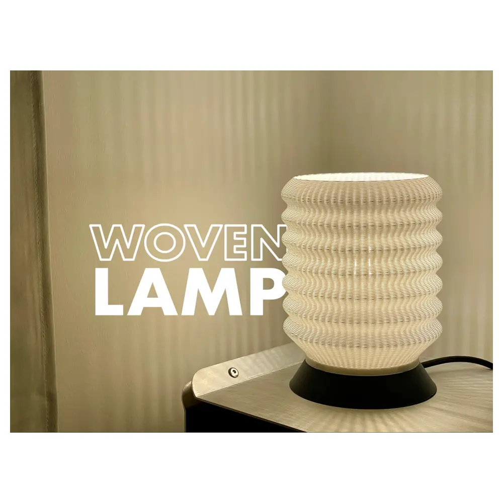 Woven Table Bedside Night Creative Lighting Decor Warm Mood Smart