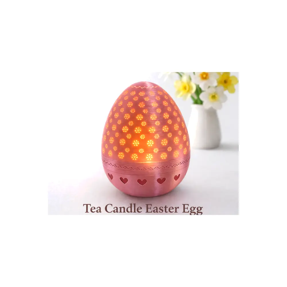 Easter Eggs Candle Floral Decoration Festive Gift Creative Party Decor Flowers Holiday Ornament