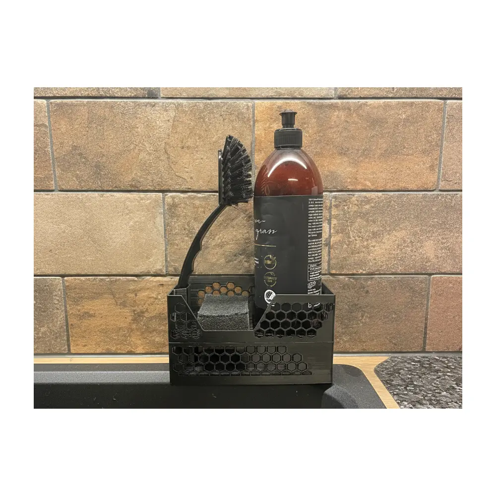 Kitchen Sink Organizer Multi Functional Shelf Storage Rack Easy Install Kitchen Accessories Parts