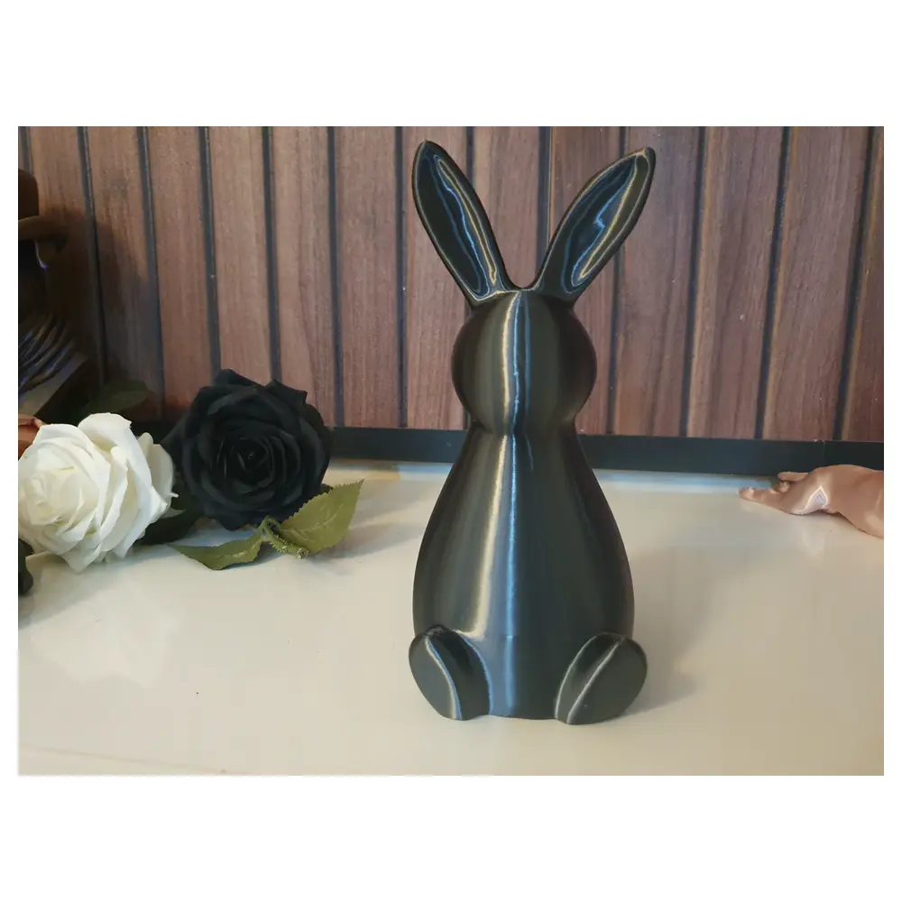 Easter Bunny Decor Sitting Minimalist Figure Plush Toy Holiday Gift