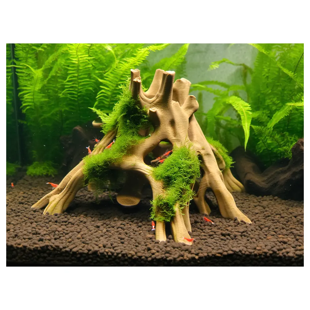 Aquarium Pod House Fish Tank Landscape Creative Home Red Mangrove Ecosystem Fish Paradise Viewing Fish Decoration