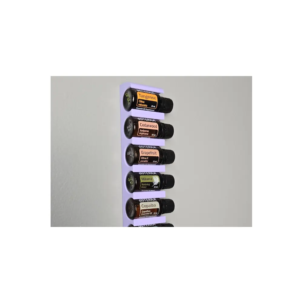 Essential Oil Organizer Wall Mounted Shelf Oil Bottle Holder Aromatherapy Storage Hanging Display Rack