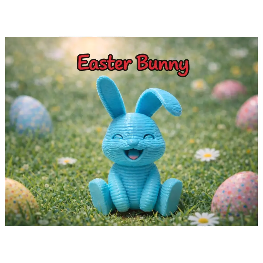 Easter Bunny Toy Decoration Rabbit Figurine Festive Decor Creative Gift Christmas Decoration