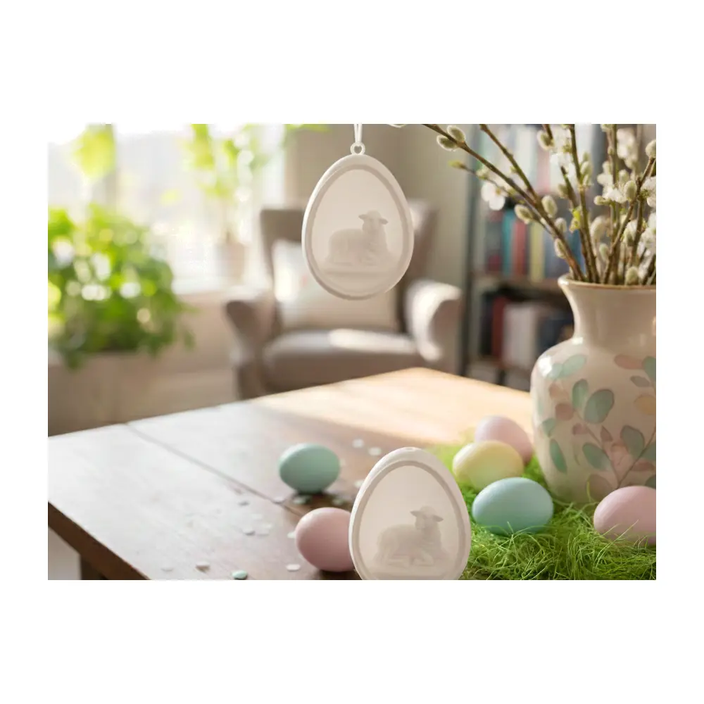 Easter Egg Decor Crafts Hanging Lambs Easter Egg Decorations Lamb Figurines Holiday Decor