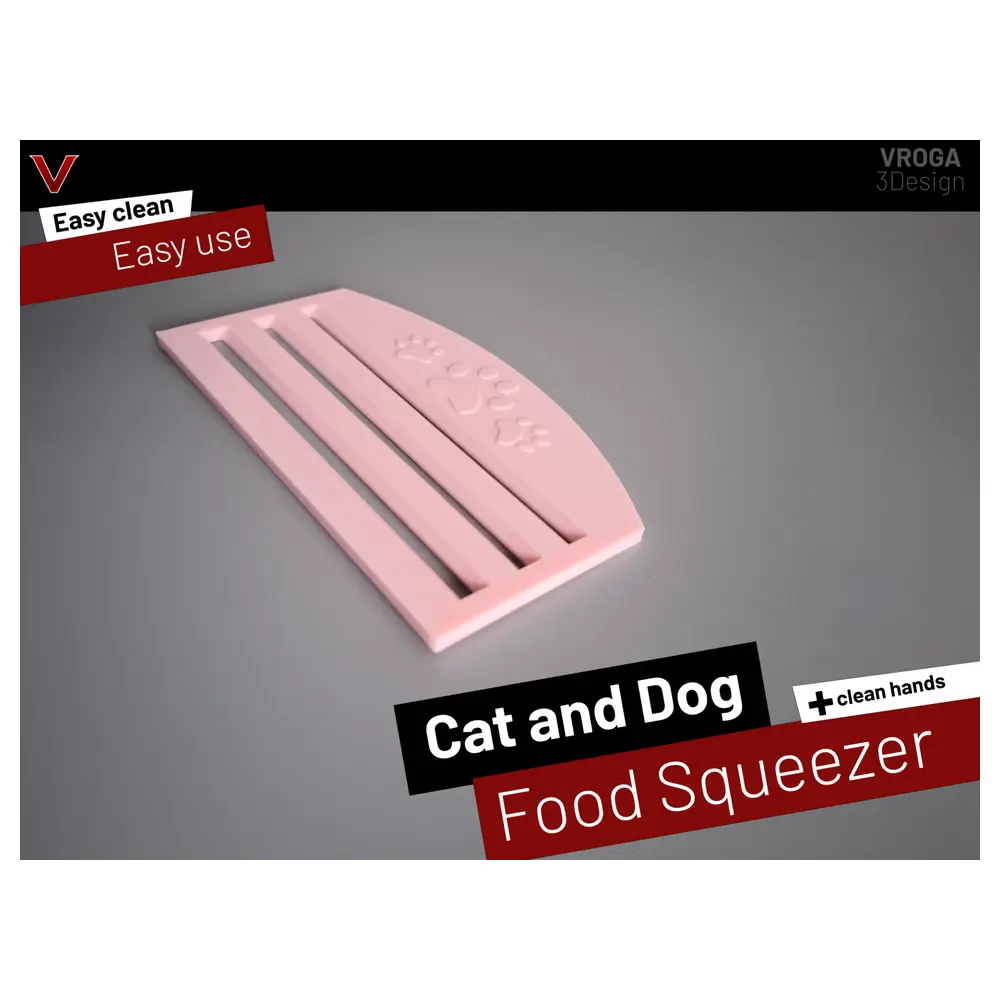 Pet Food Squeezer Multi Function Pet Food Bags Automatic Feeder Pet Accessories Nutrition Can