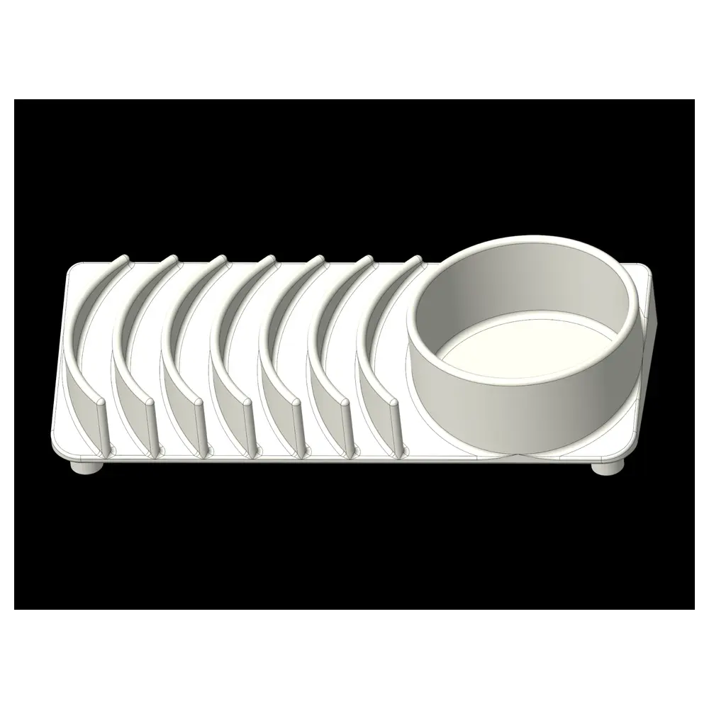 Sponge Holder Rack Kitchen Removable Feet Draining Rack Brush Storage Drip Tray