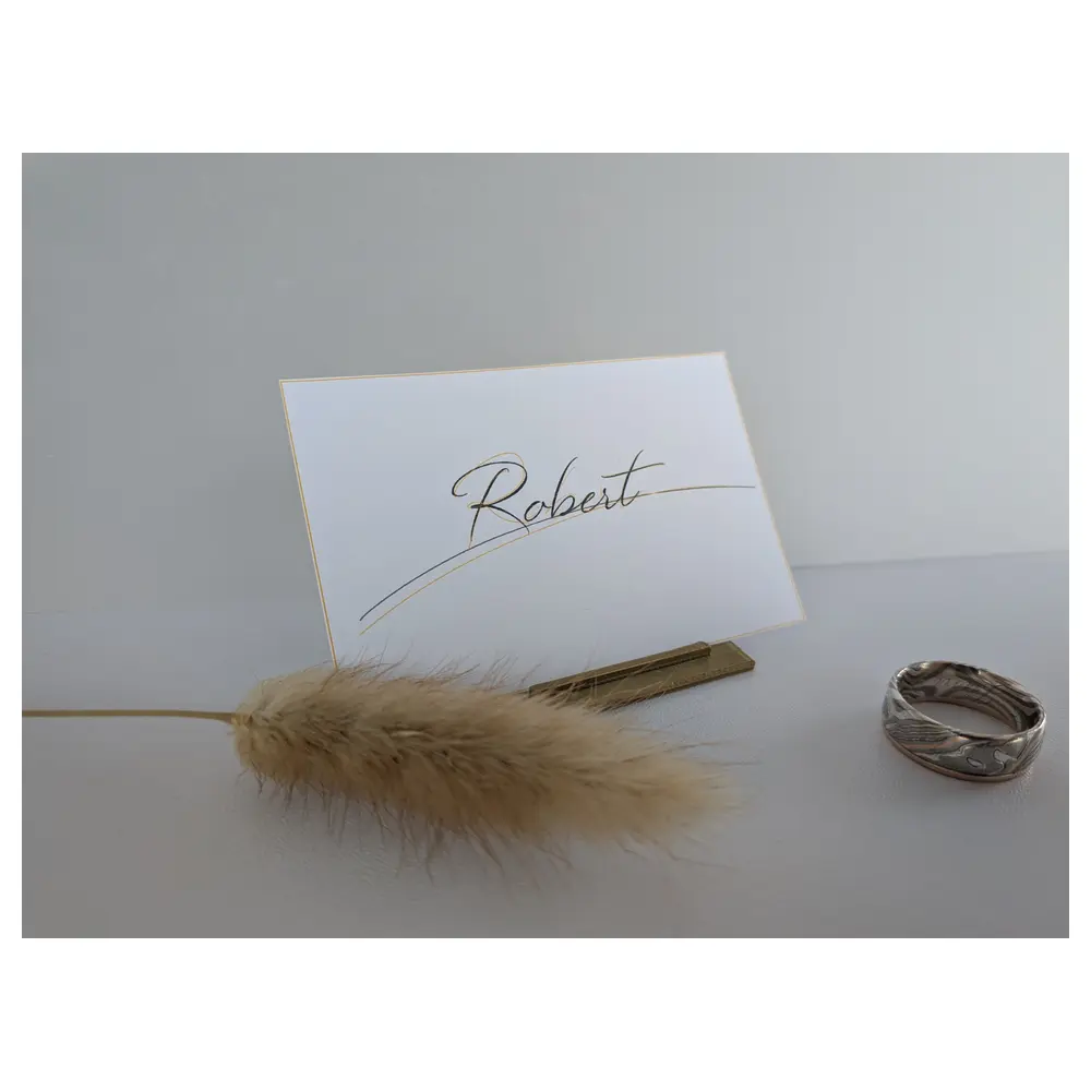 Elegant Business Card Holder Wedding Invitation Holder Card Display Case Organizer Office Supplies