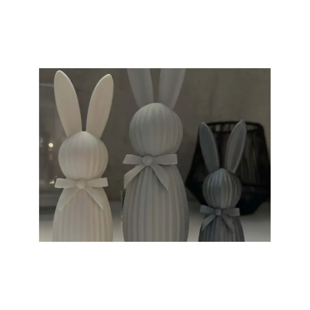 Easter Bunny Toys Decorations Festive Gifts Bunny Figures Creative Display Items