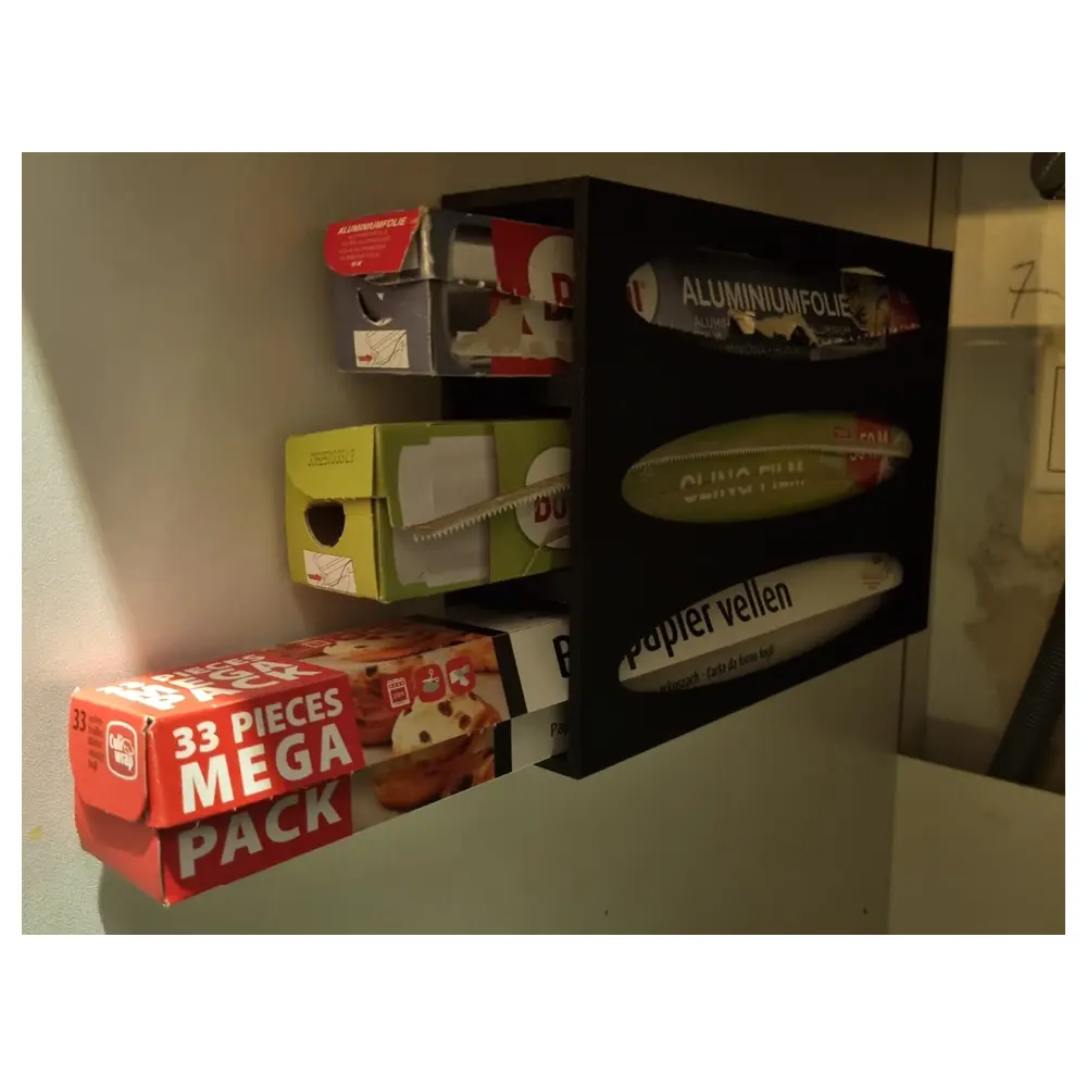 Kitchen Roll Paper Dispenser Roll Storage Holder Paper Towel Organizer Multi Function Roll Storage Box Paper Towel Holder