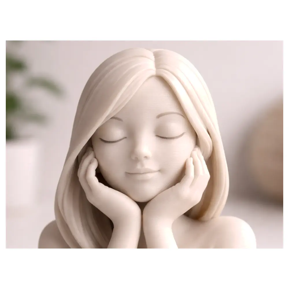 Manga Style Female Statue Anime Figure Collectible Decor Art Piece Desktop Ornament