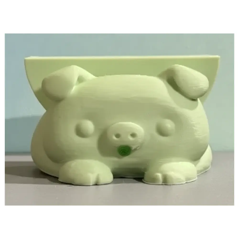 Dish Brush Holder Draining Rack Kitchen Shelf Organizer Multi functional Support Stable Practical Pig Pu