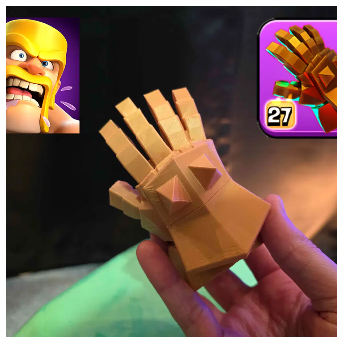 Barbarian King Fist Mini Game Character Model Toy Collectible Anime Figure Collectible Grade Statue