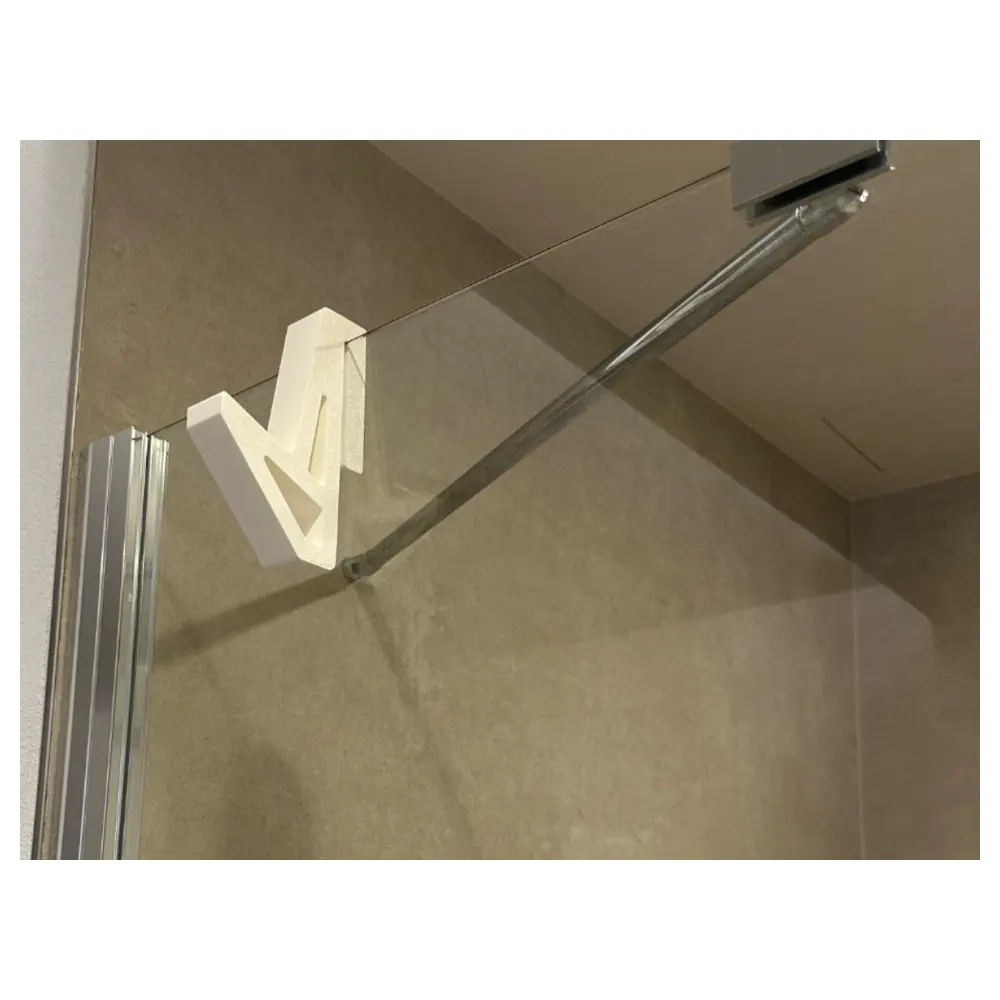 5mm Glass Shower Hooks Installation Accessories Bathroom Wall Mounting Shower Enclosure Hardware Glass Hardware Repair Parts