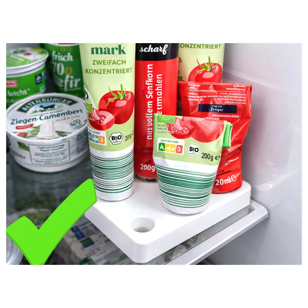 Fridge Storage Bins 6 Compartment Organizer Shelving Kitchen Fridge Storage Boxes