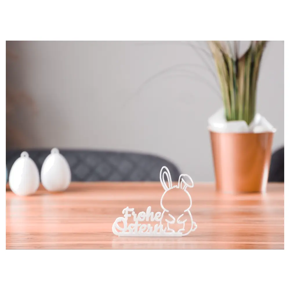 Modern Easter Bunny Figurine Holiday Decoration Easter Decor Rabbit Toy Festive Gift