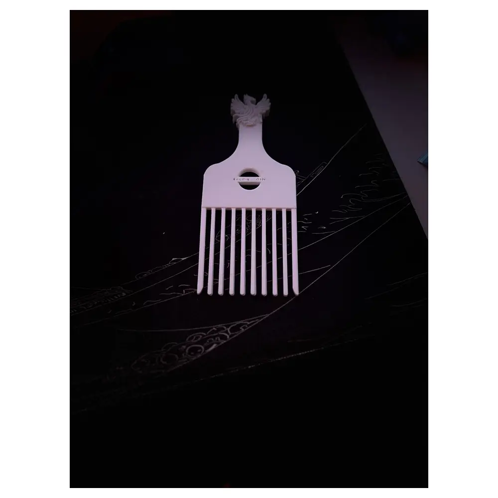Functional African Comb PBT 3D Printed Comb Brush Styling Hair Care Hair Treatment 3D Print