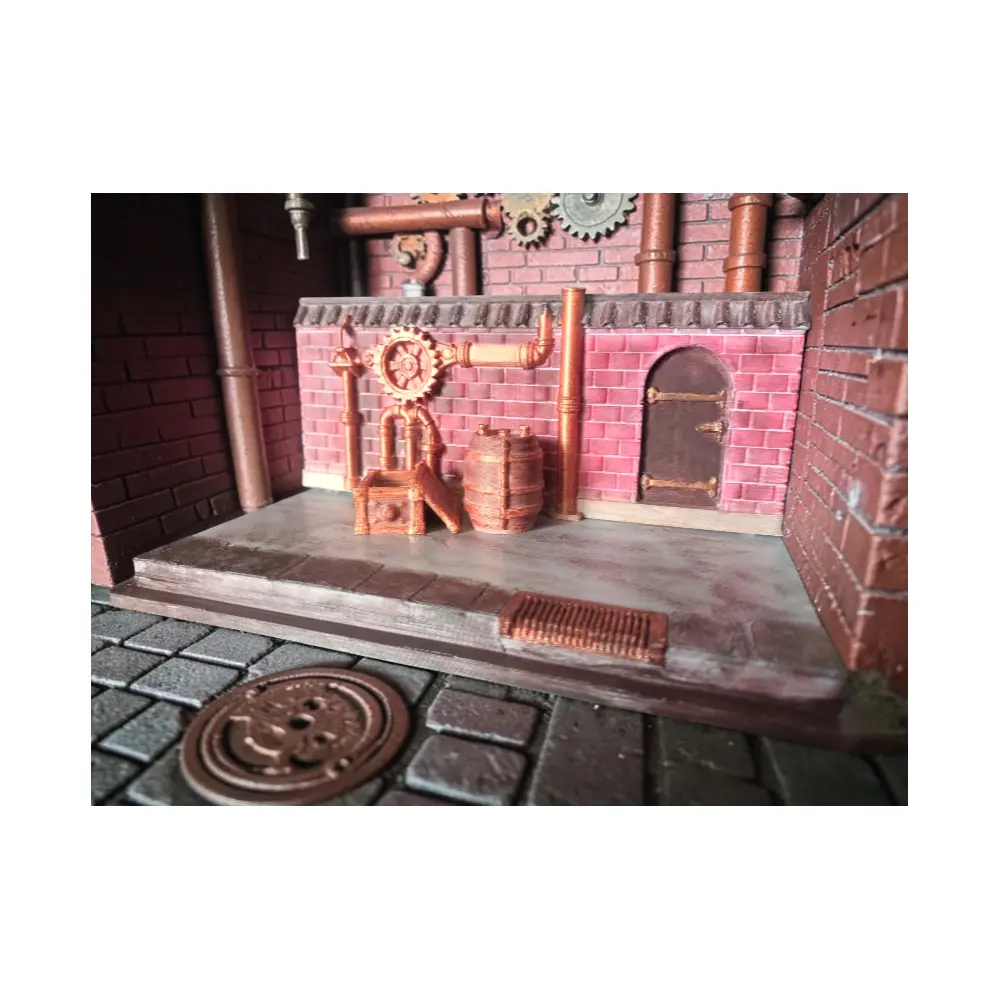 Steampunk Model Stand Miniature Display Rack Parts Holder Display Fixture Steam Era Decor