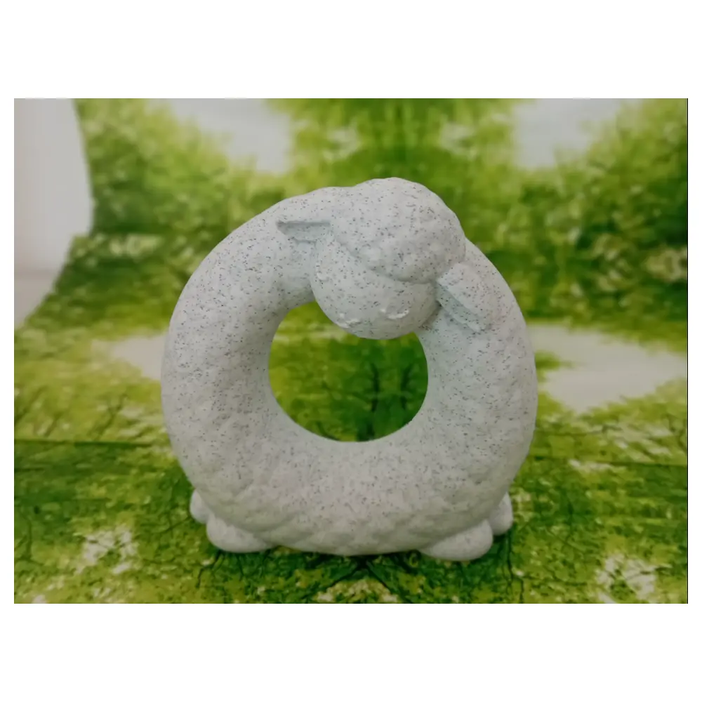Ring Shaped Easter Lamb Decoration Lamb Toy Festive Gift Creative Ornament Lamb