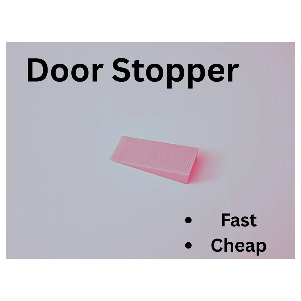 Door Stopper Anti Slip Wedge Floor Protector Door Block Buffer Noise Reduction Universal