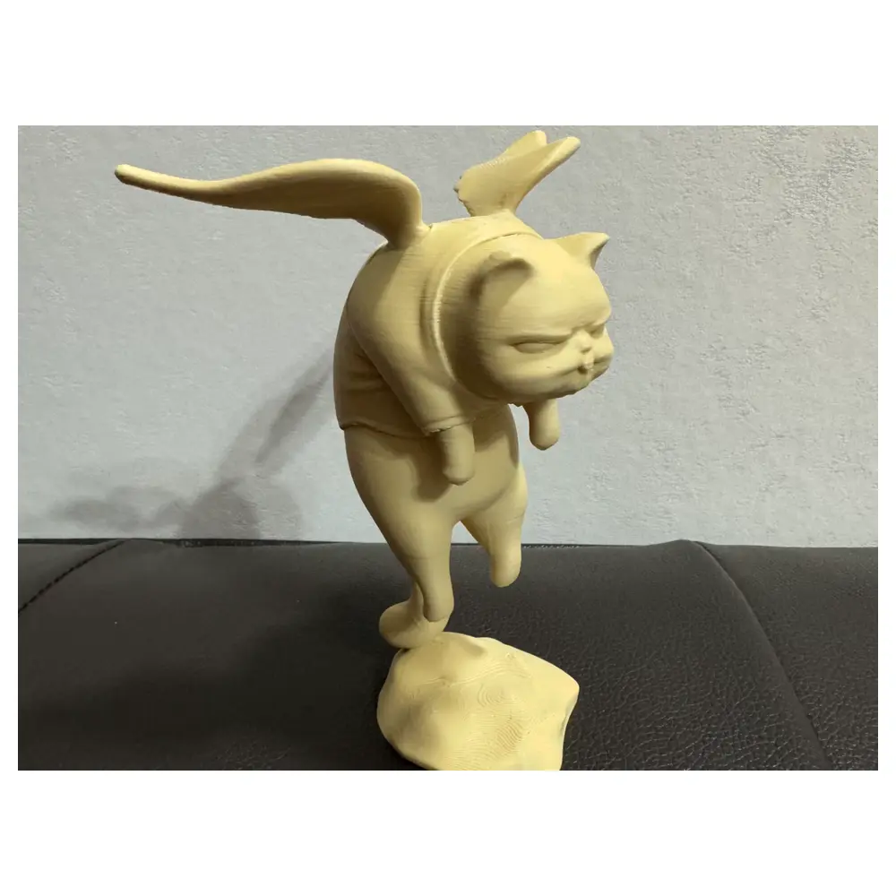 Flying Cat Figurine Anime Collectible Meow Meow Sky Cat Model Decoration Toy