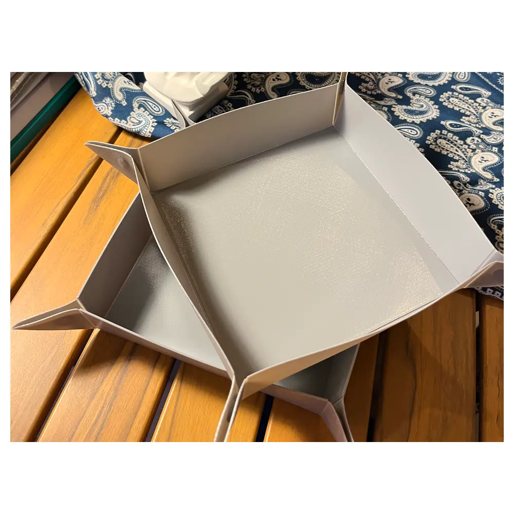 Ultra Thin Portable Trays Mobile Serving Dishes Kitchen Storage Desktop Organizer Trays Mobile Platforms