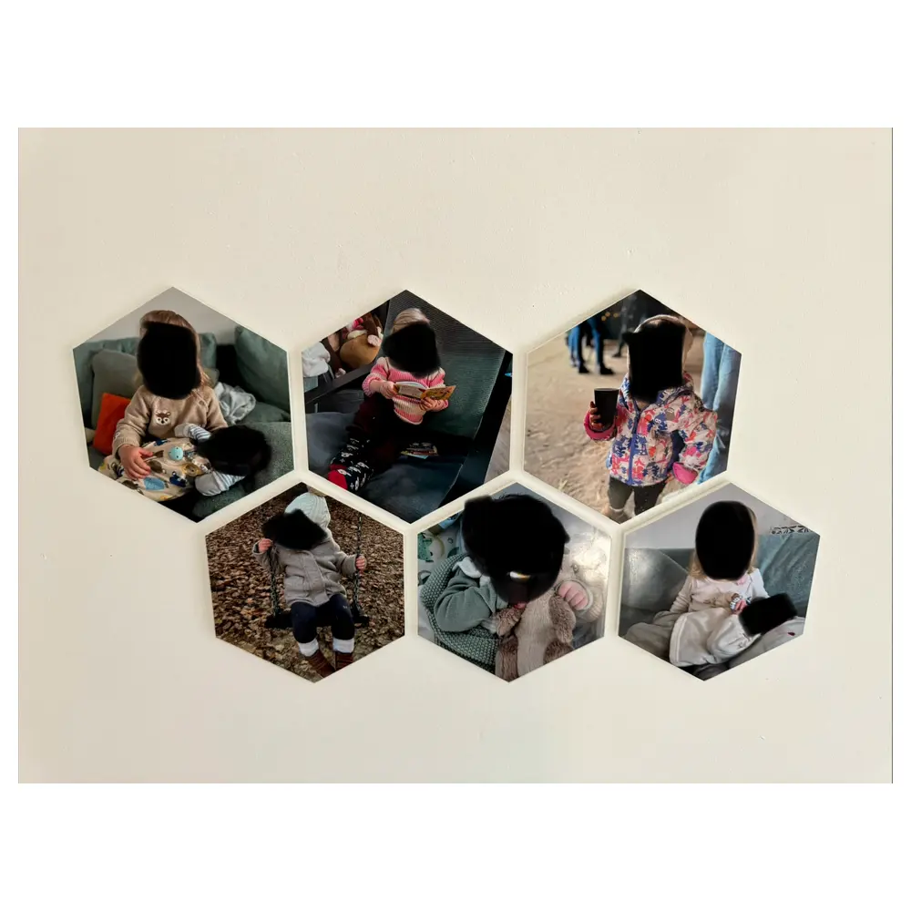 Hexagon Tile System Mosaic Wall Geometric Pattern Wall Decals Interior Design Wall Paper Decor