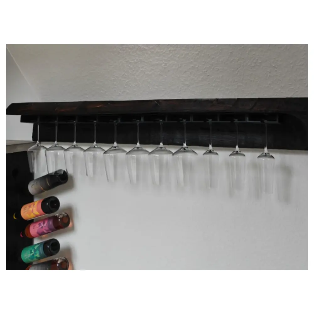 Elegant Wine Rack Wine Glass Holder Bar Decor Display Storage Wine Accessory Gift