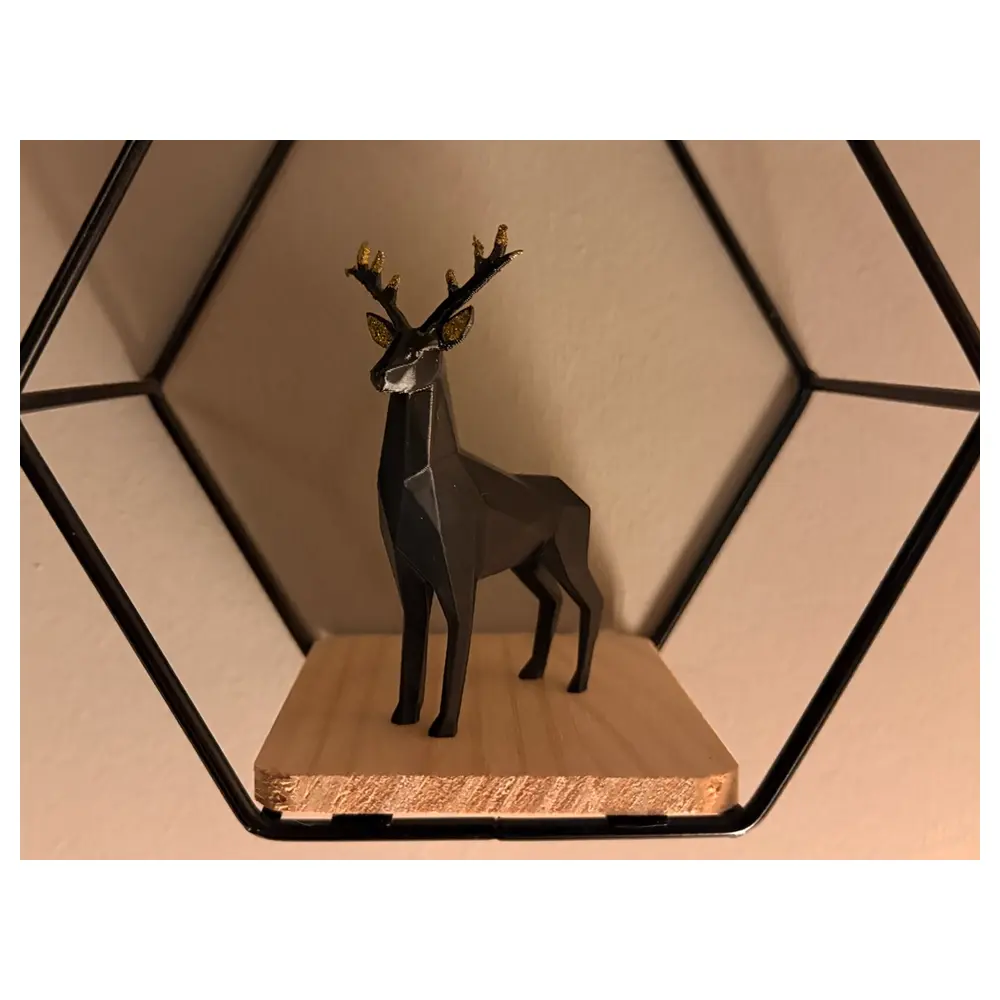 Low Poly Deer Model 3D Print Animal Toy Scene Decoration Character Model Anime Accessories