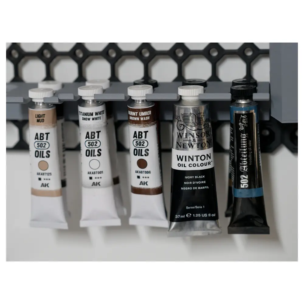 Paint Tube Rack Support Stand Easel Palette Holder Painting Supplies Art Tools Multi board