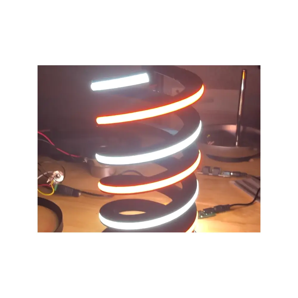 Double Helix Spiral Lighting Fixture Decor Illumination Bedroom Living Room Parts Repair Installation