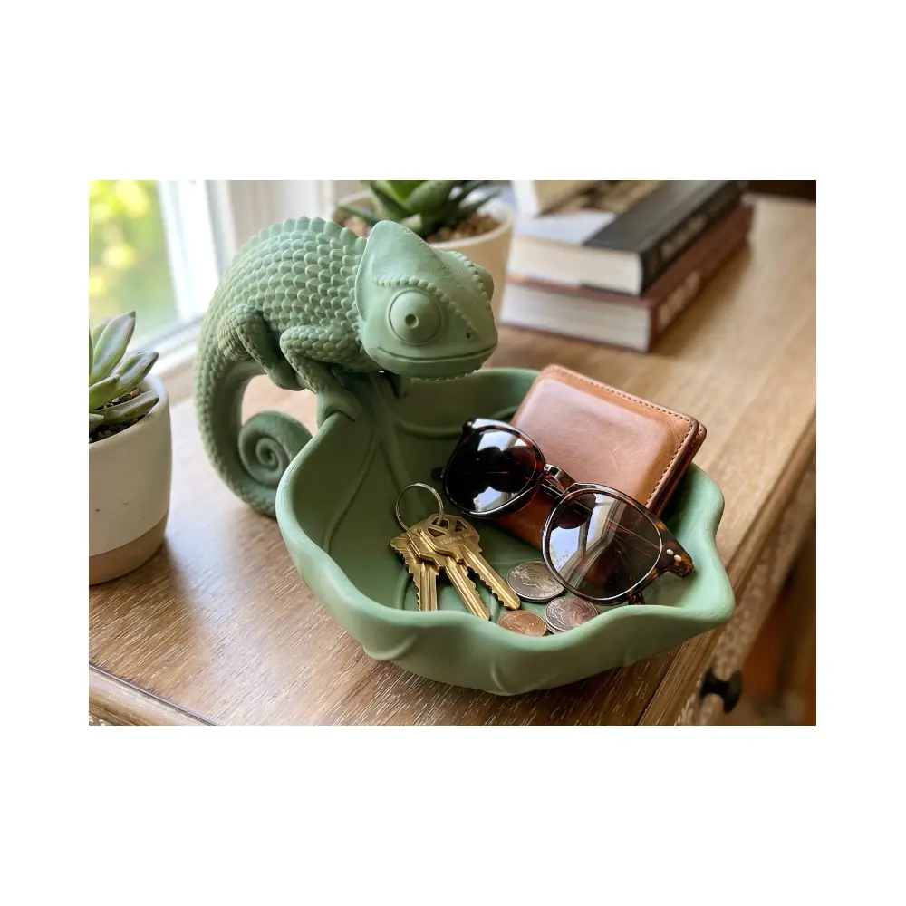 Chameleon Bowl Key Tray Decorative Storage Organizer Creative Home Display Tool Multi functional