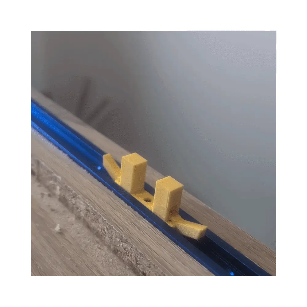 T Track Guide Roller Lock Stop Block No Bolt Universal Guide Accessories Repair 34x38