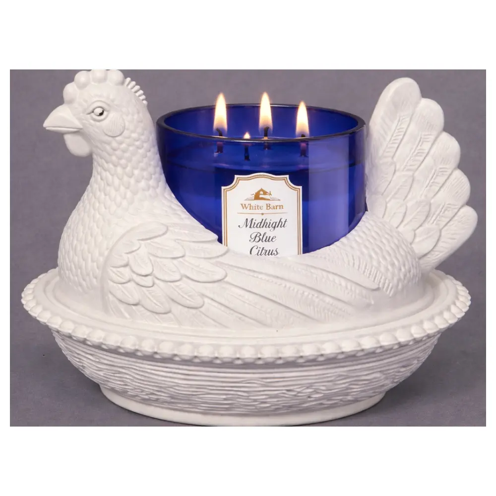 Vintage Ceramic Rooster Candlestick 3 Candel Holder Decor Tabletop Ornament Creative Home Placement Simulation Ceramic