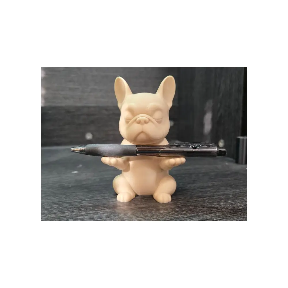 Small French Bulldog Pen Holder Organizer Cute Cartoon Pet Desk Storage Box Accessories Multi Functional Creative Pen Case