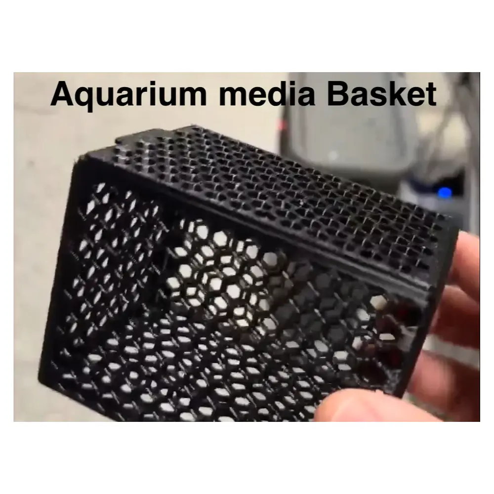 Large Aquarium Filter Basket 3x3x425 inches Aquarium Filter Media Basket Filter Mesh Aquarium Accessories Filter Basket
