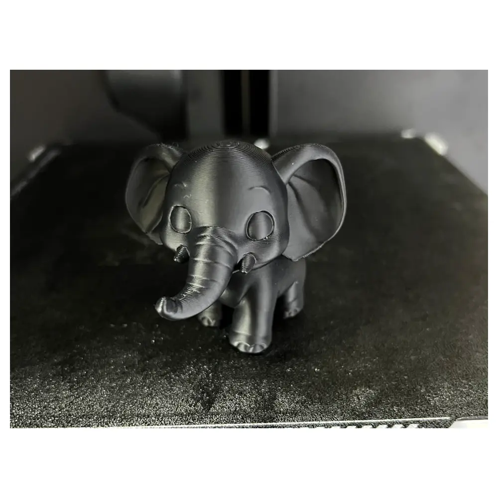 3D Printed Baby Elephant Figurine Cute Cartoon Animal Model Decoration Home Decor Toy Accessories