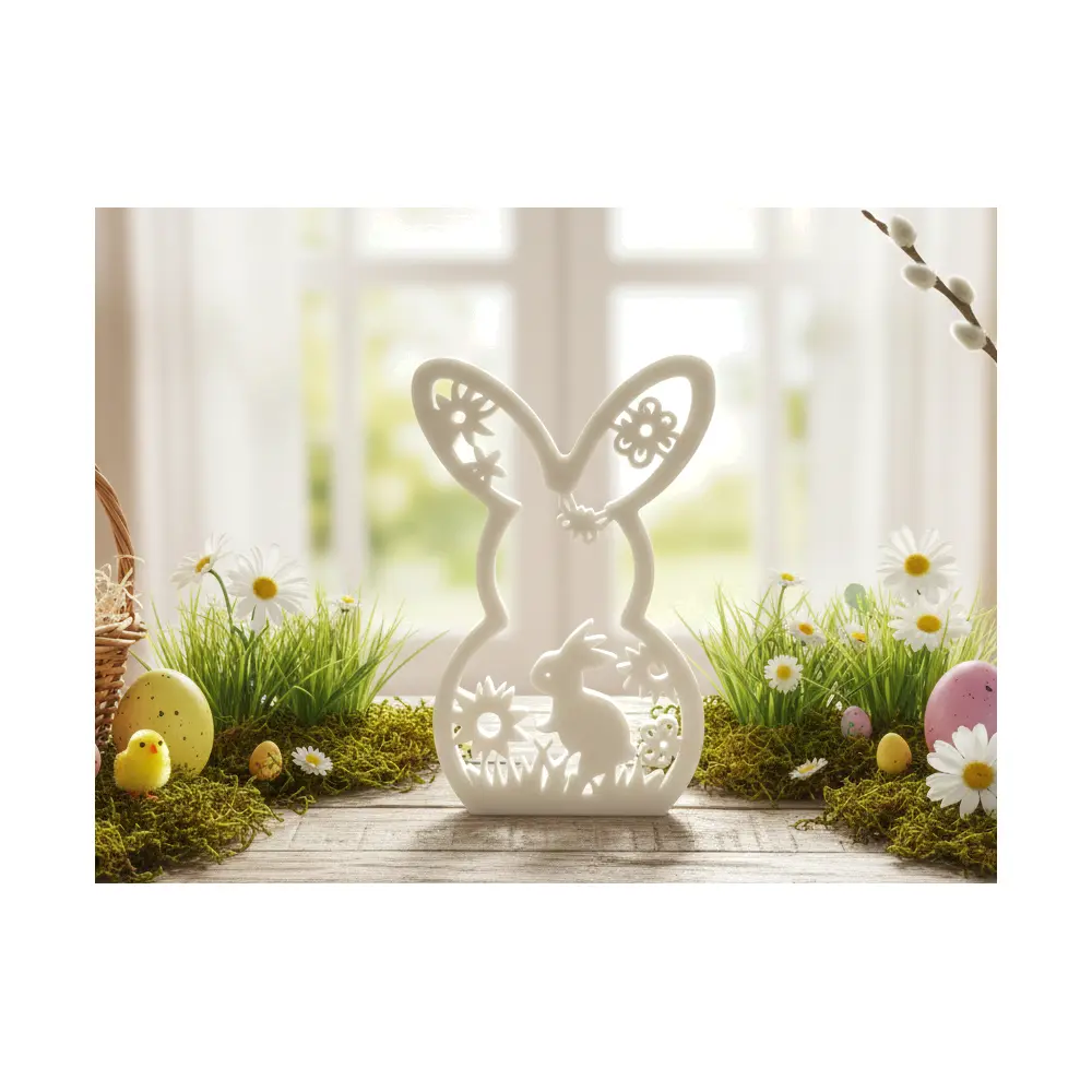 Easter Bunny Toys Decorations Holiday Gifts Rabbit Figurine Sale Offers