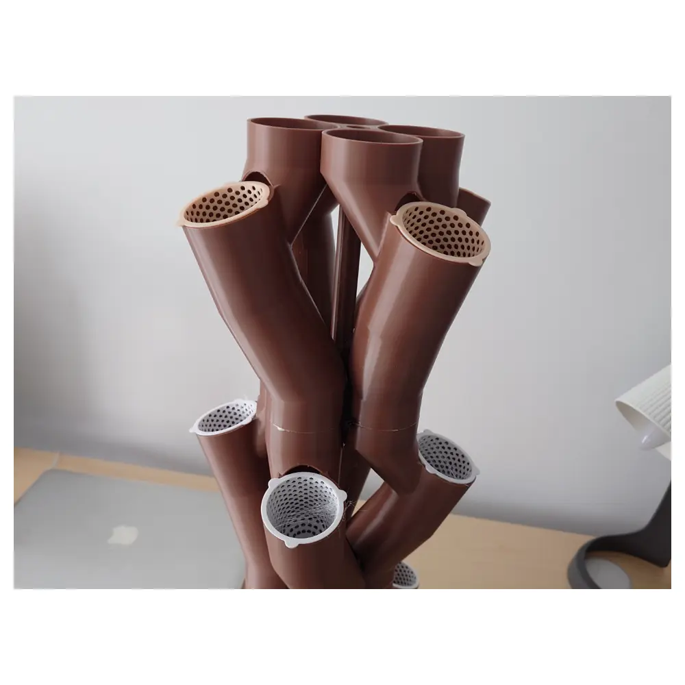 Hydroponic Tower Planter 2 Inch Planting Basket Vertical Garden Seedling Tray Growing System