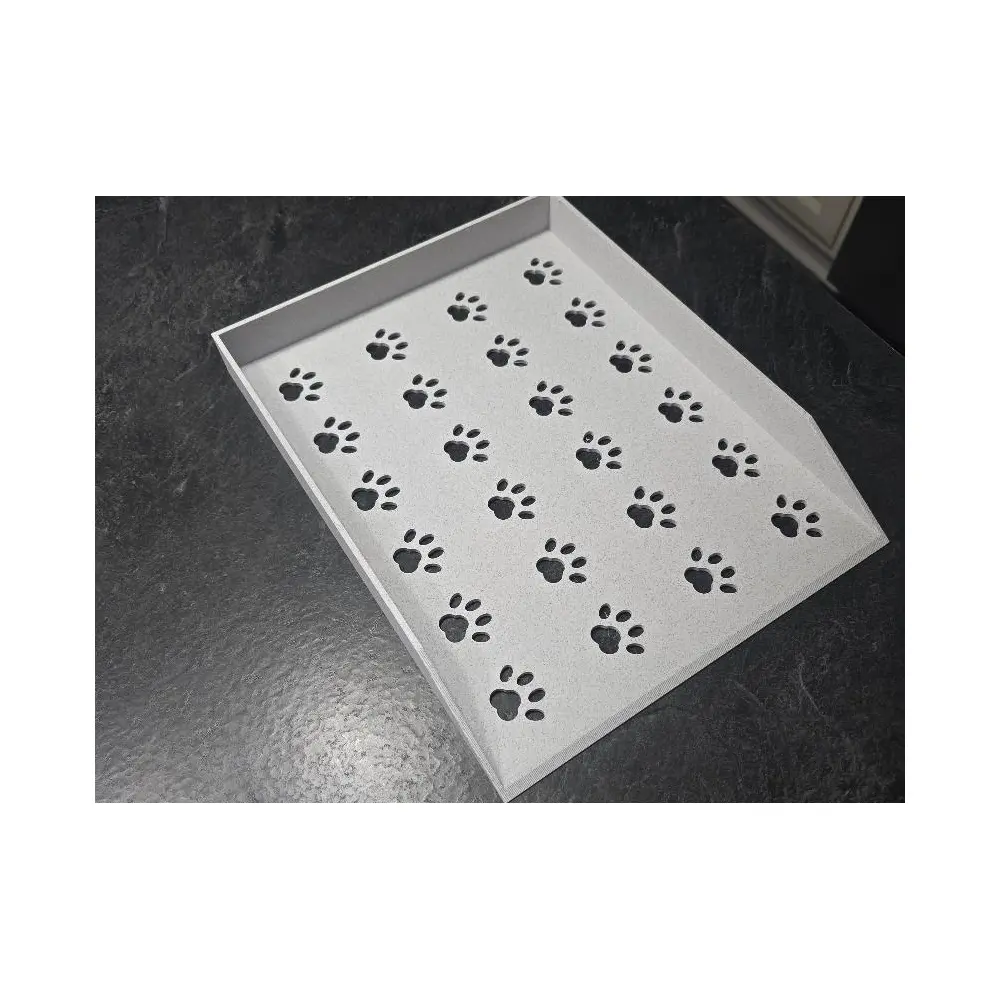 A4 File Stand Document Holder Desk Organizer Paper Clip Folder Rack Universal Dog Paw Foot Stand